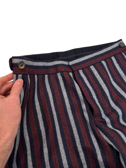 Sample Wool Stripe Slacks