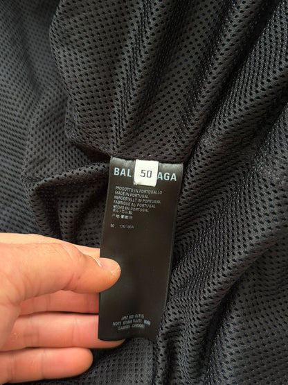 Wool Fleece Plaid Track Jacket