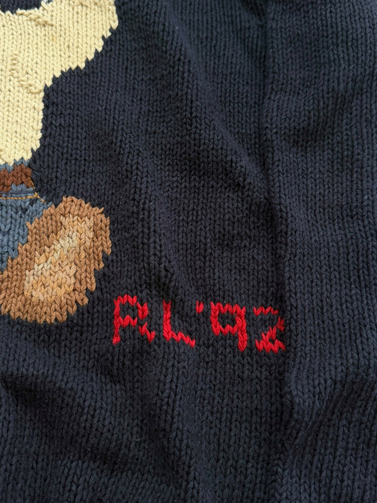 1992 Polo Bear Navy Sweater