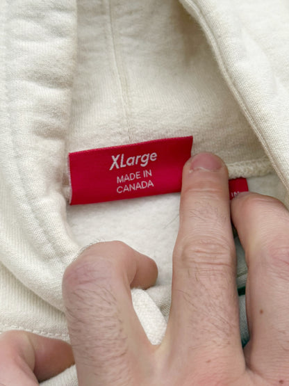 Micro Logo Hoodie (Natural White)