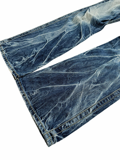 Special Lightning Dye Flare Denim