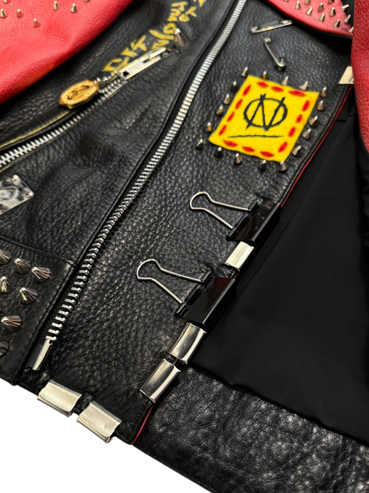 1/1 2018 Hand Customized Leather Punk Hope x Dream Future Jacket