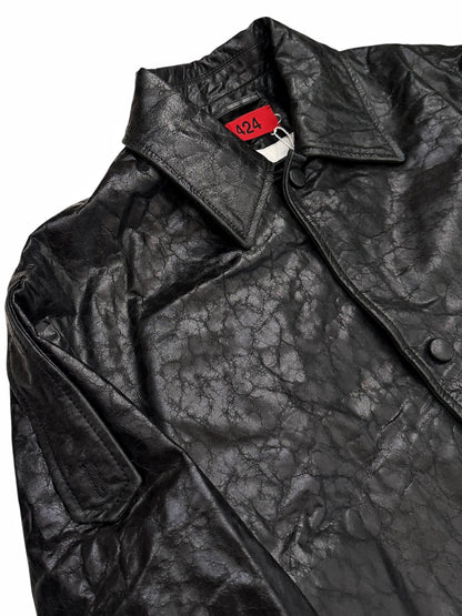 2025 Alternate Leather Paper Trench Coat