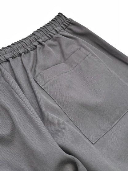 Grey Relaxed Fit Twill Trouser