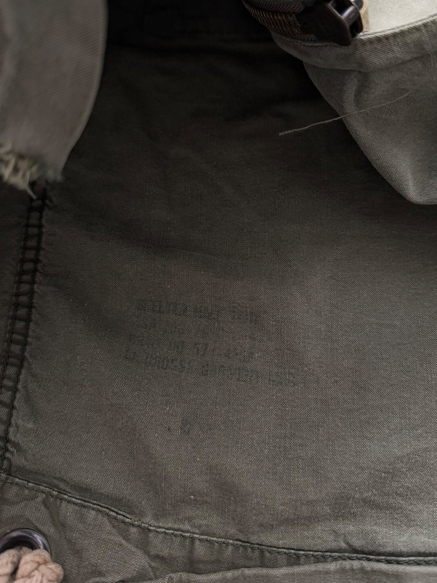 2018 Reconstructed Army Tent Shirt Jacket