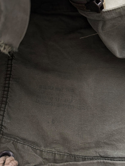 2018 Reconstructed Army Tent Shirt Jacket