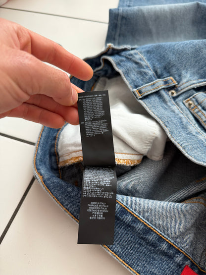 Blue 5 Pocket Denim Jeans Pants