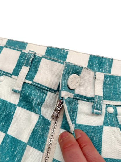 Scribble Damier Checkerboard Pant