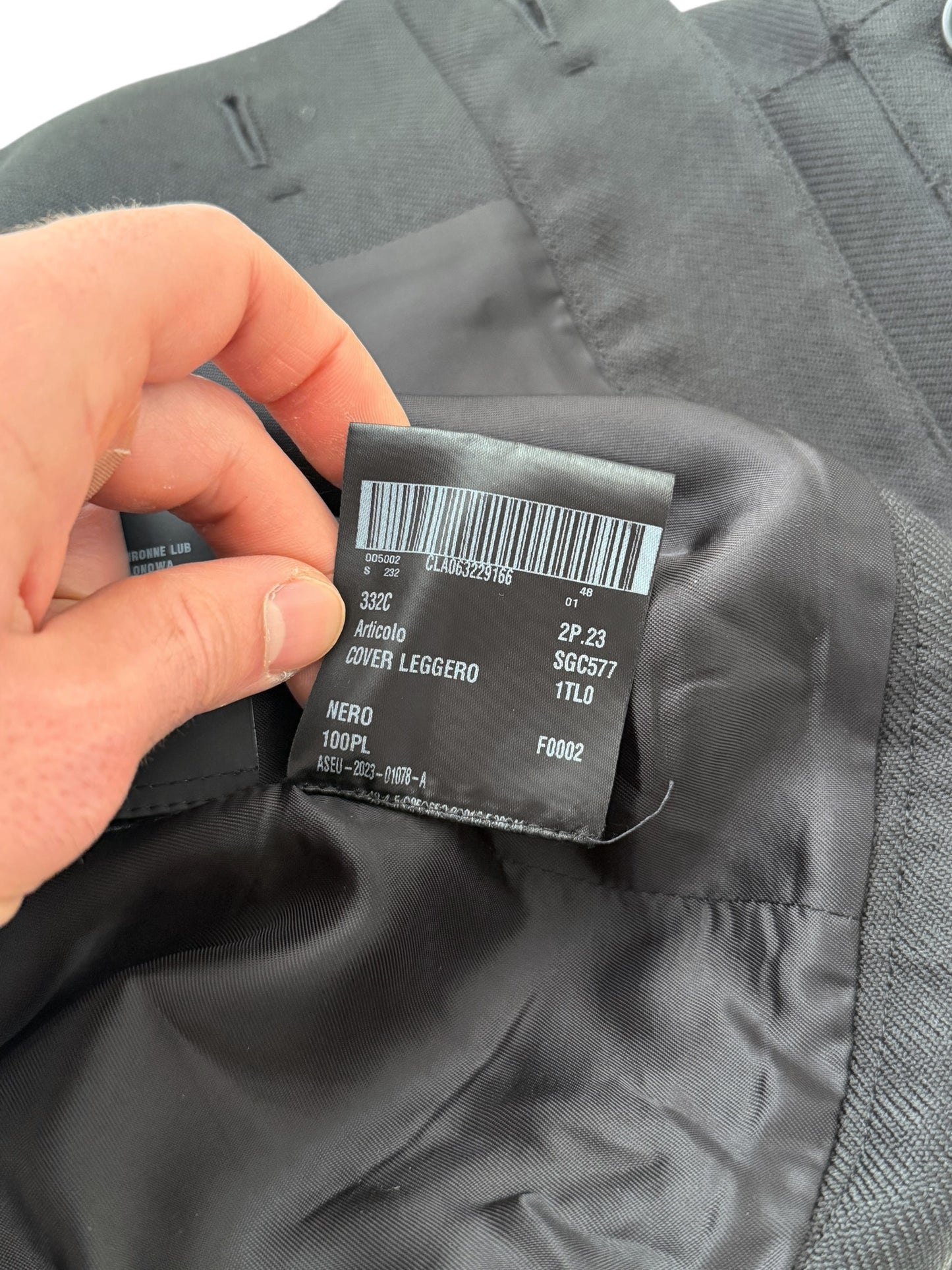 2018 Cropped Gabardine Coat Jacket