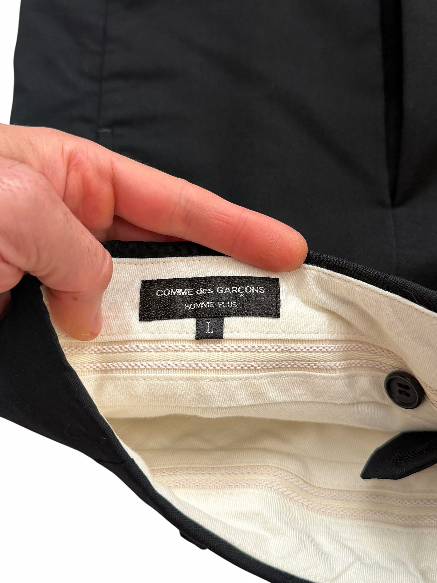 2013 Pleated Black Gabardine Shortd