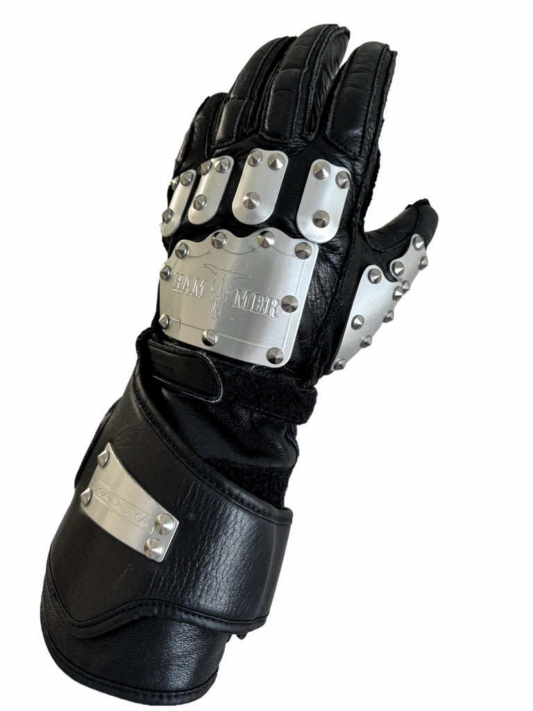 HAMMER Studded Spike Armor Leather Glove Gauntlet – Archive Reloaded