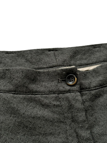 Twisted Overlock Wool Trouser