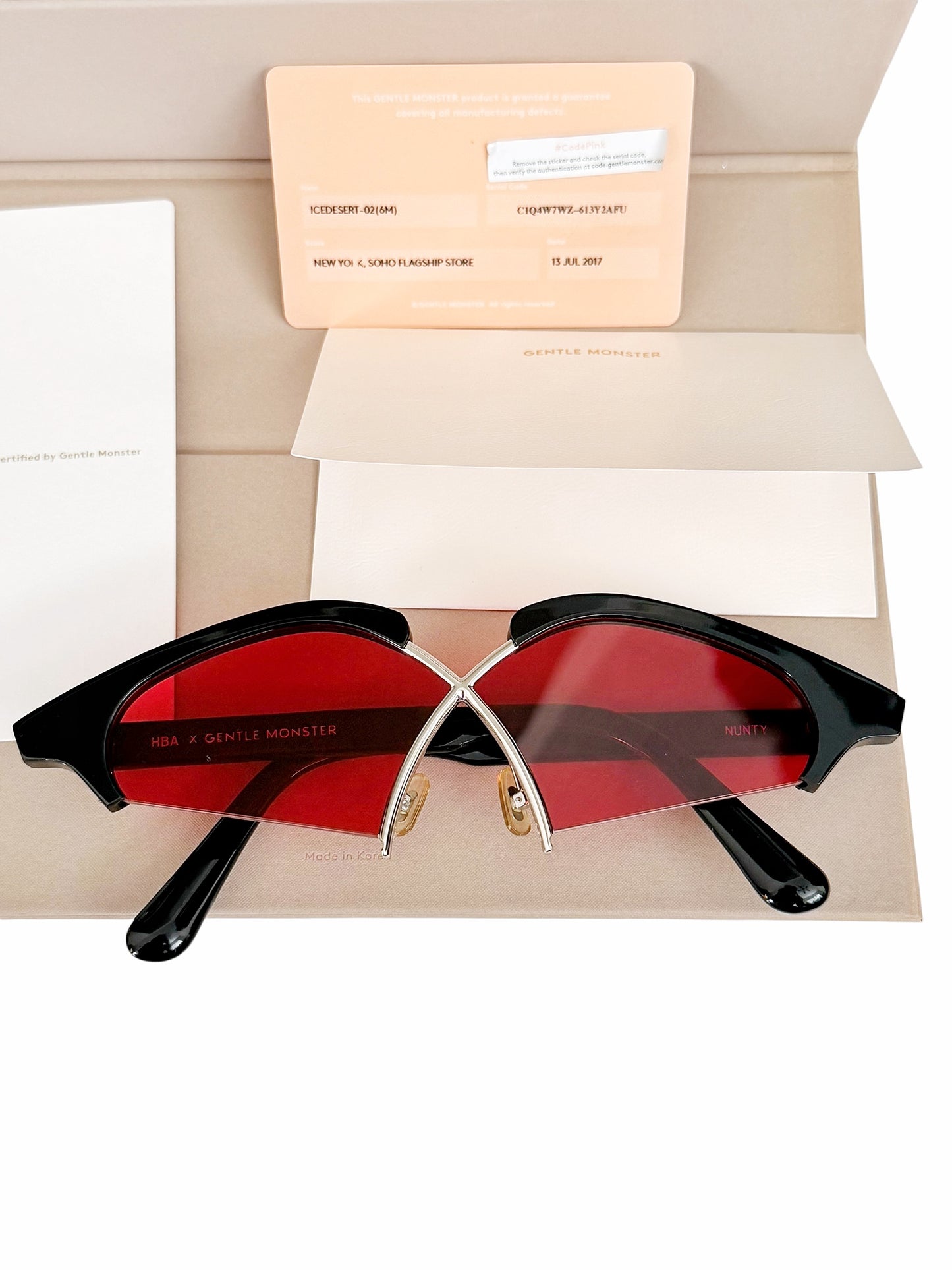 x Gentle Monster Nunty Cyclone Red Sunglasses