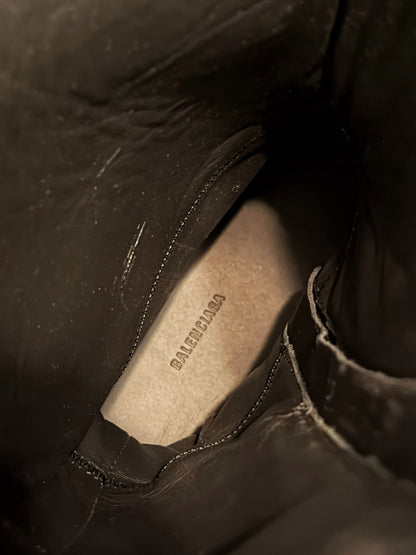 2023 Oversized Biker Motorcycle Boots High Red