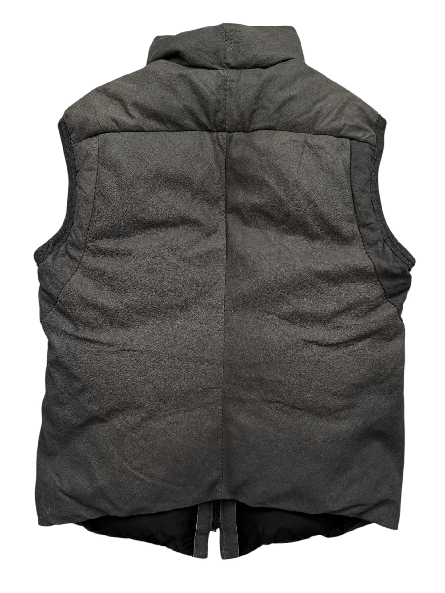 Leather Down Vest