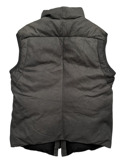 Leather Down Vest