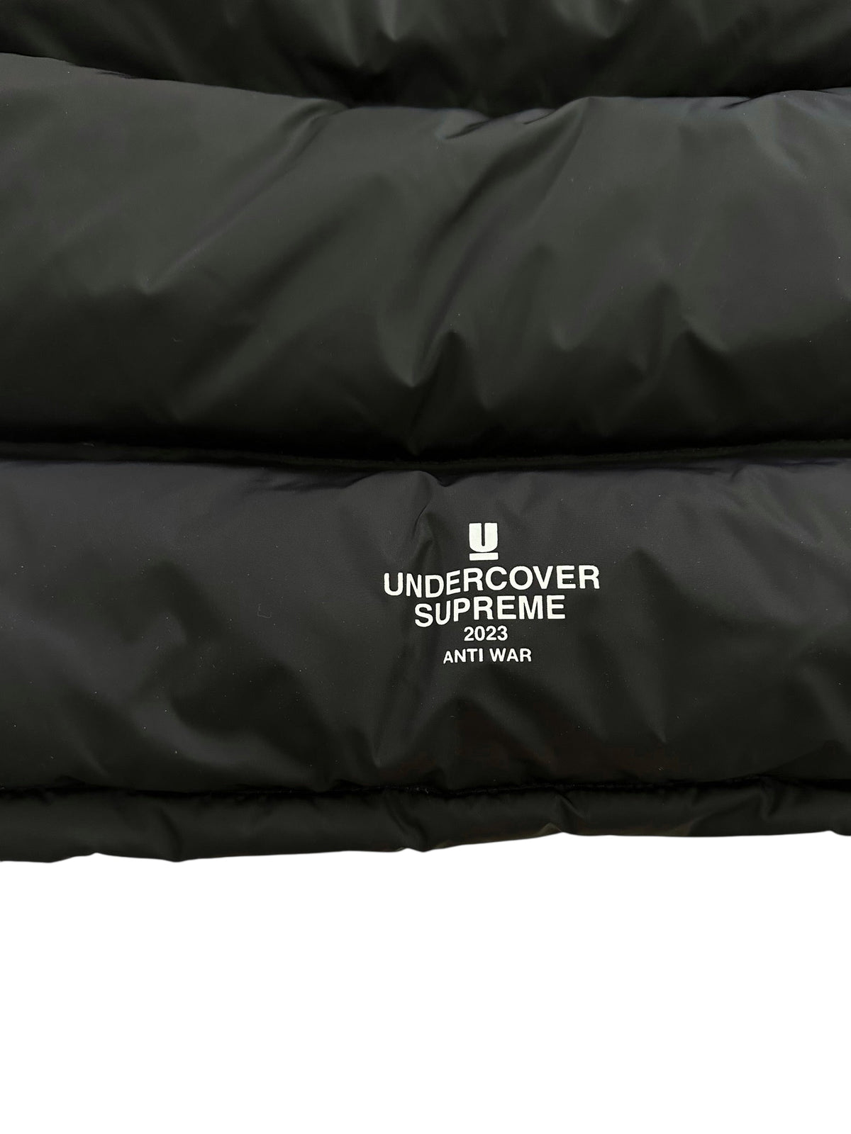 x Supreme Hybrid Leather Puffer Jacket Gods Masters
