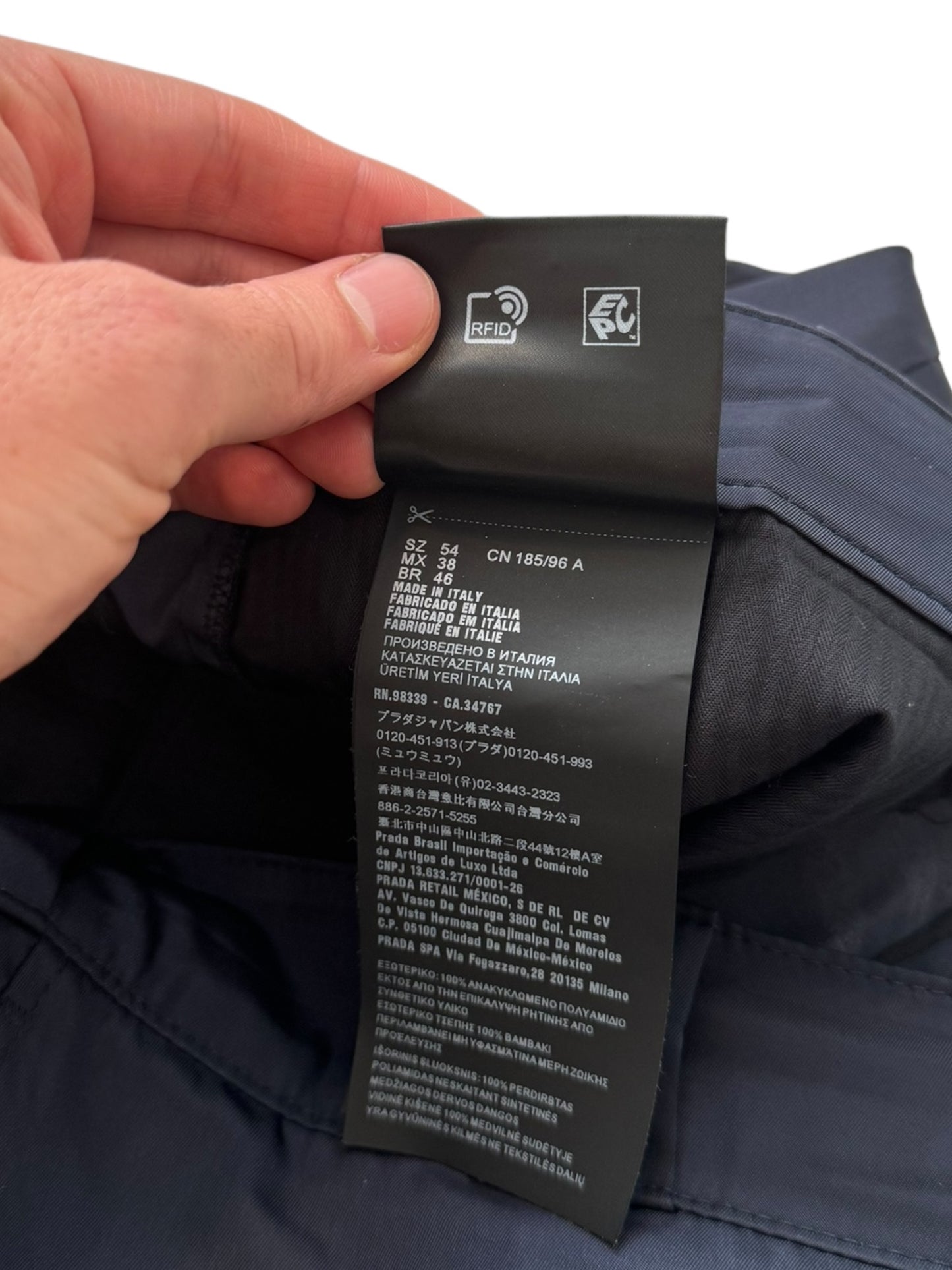 2023 Re-Nylon Relaxed Navy Trouser