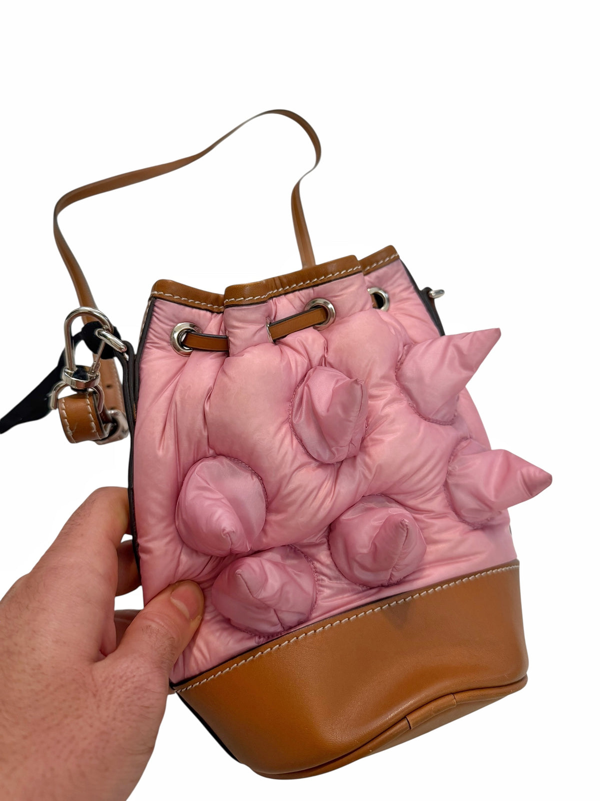 x JW Anderson Spike Critter Bucket Bag