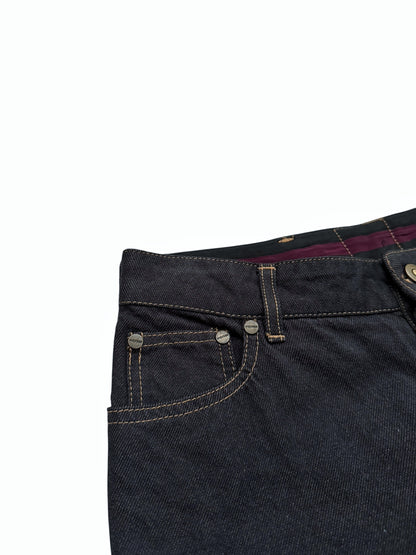 2002 Supercalifragilisticexpialidocious Lace Denim Flare Pants