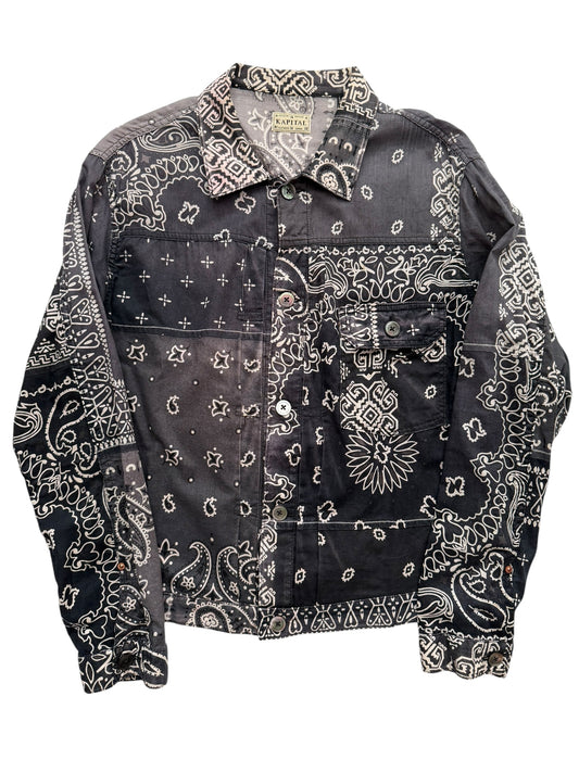 Black Bandana Kerchief Jacket