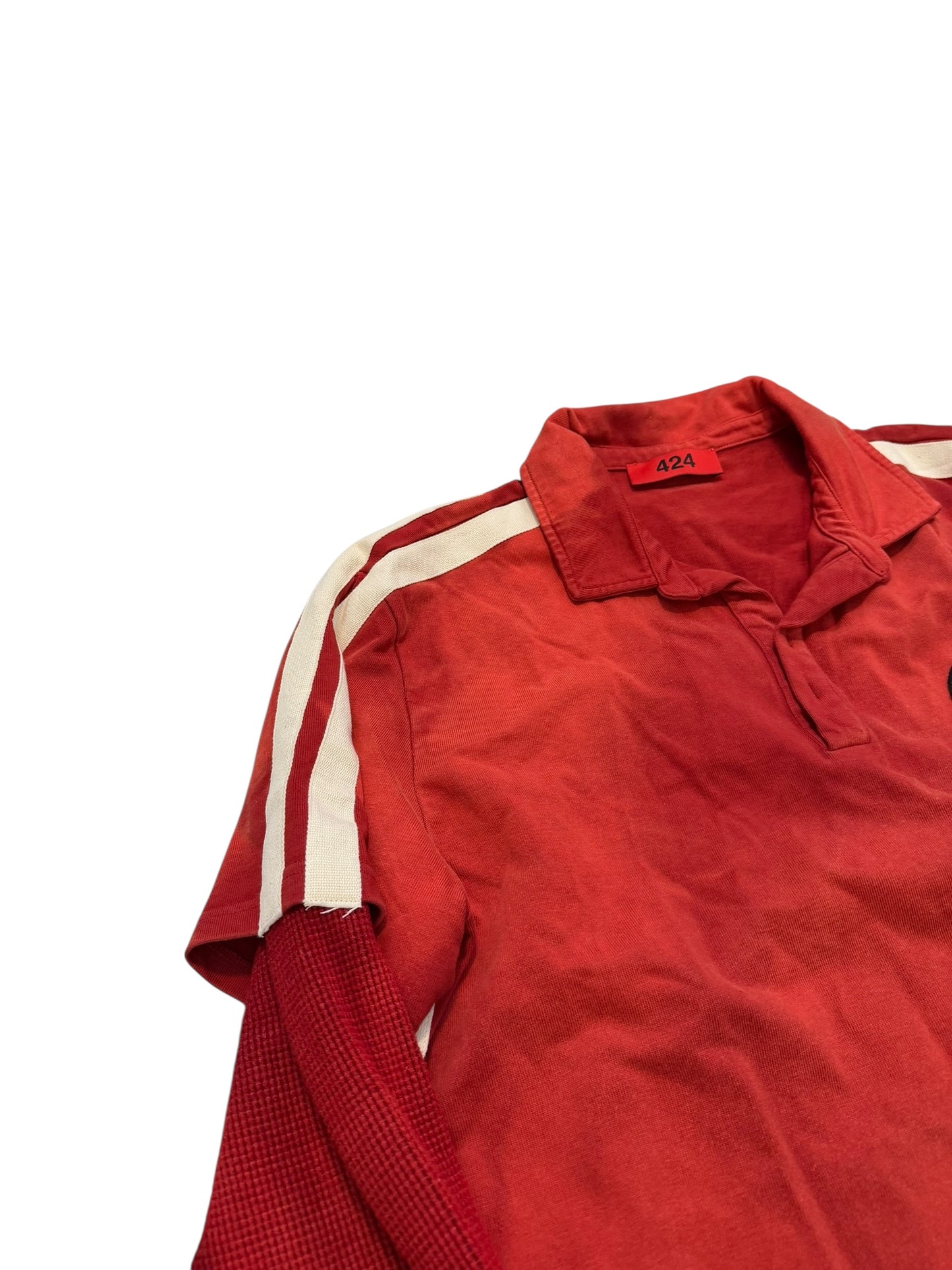 Overdyed Crest Rugby Longsleeve Thermal Shirt
