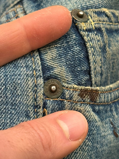 OG 1960’s Big E Selvedge Hidden Rivet 501 Denim