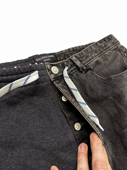 2024 50/50 Hybrid Baggy Denim Sweatpants