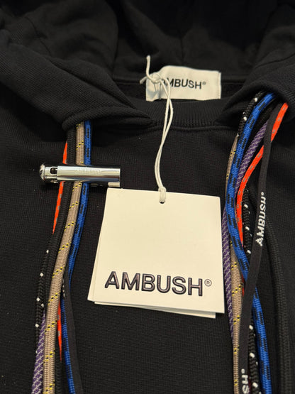 Multi cord Black Hoodie