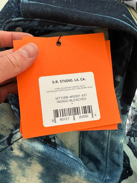 2019 SOTO Indigo Bleach Denim Workshirt