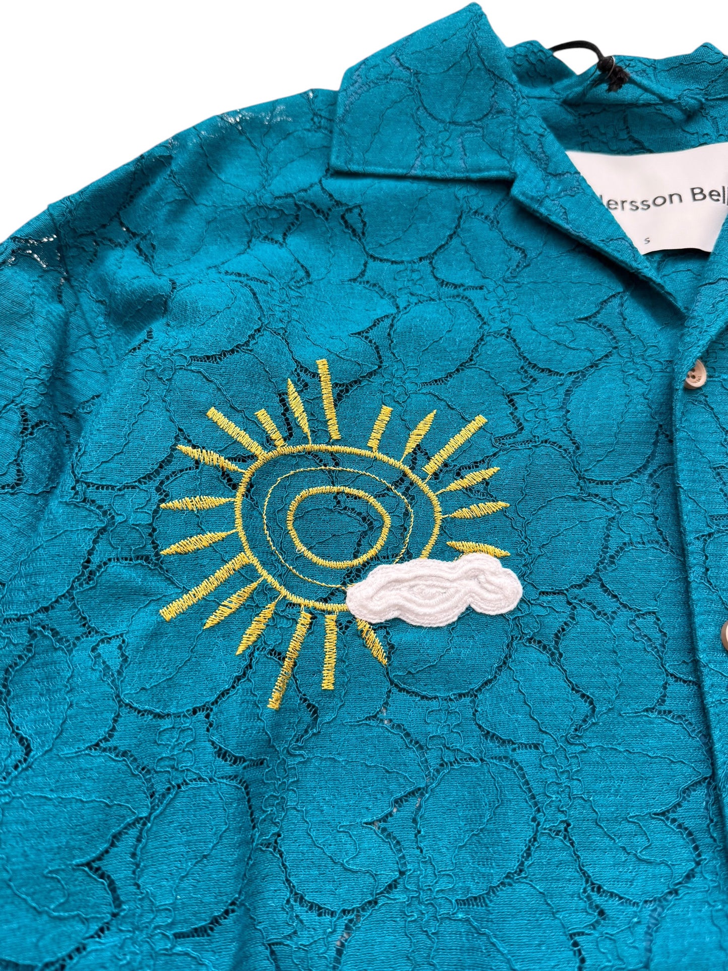 Summer Garden Embroidery Shirt