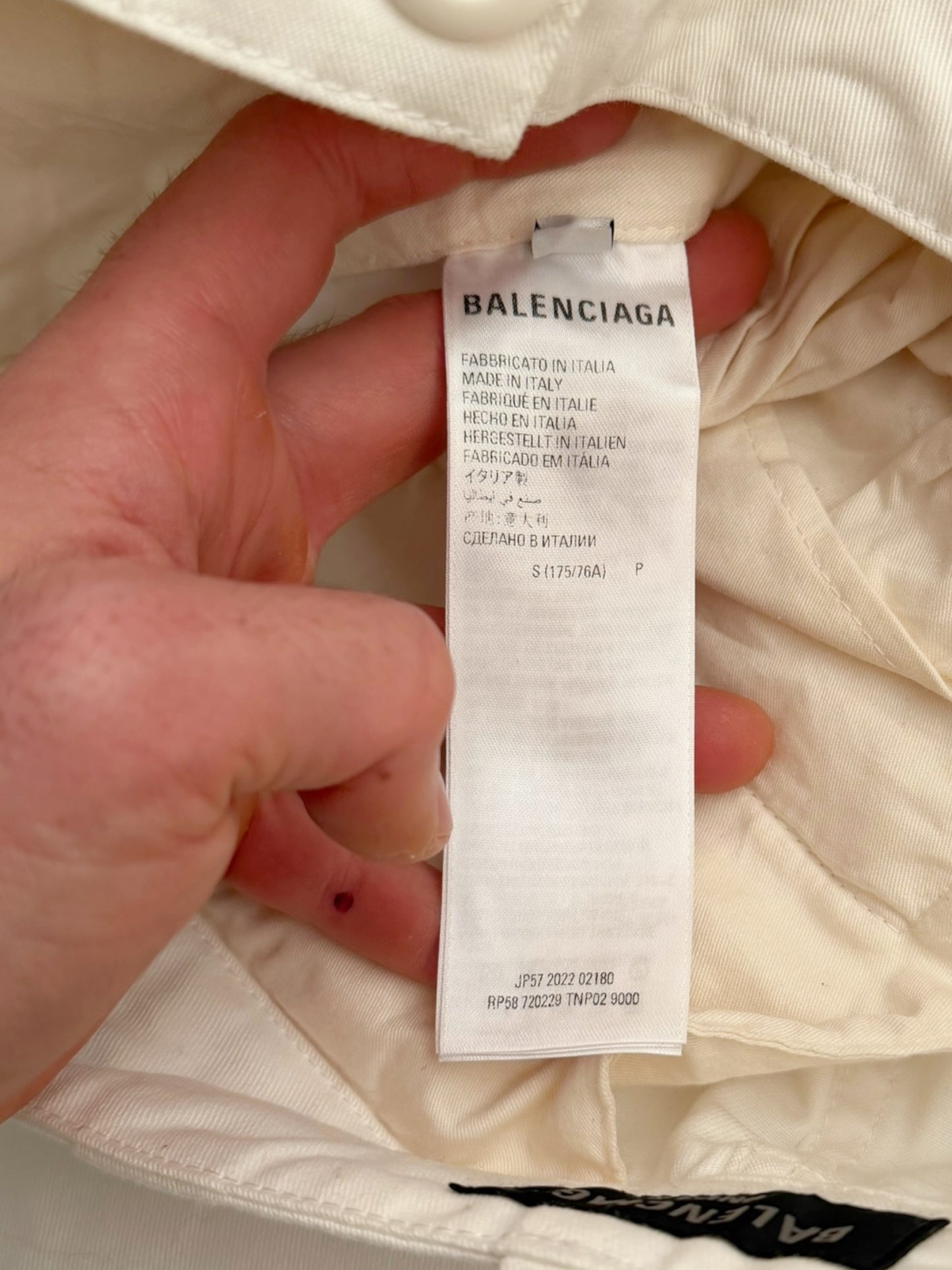 White Heavy Kick Cargo Pants