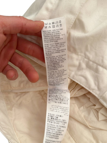 White Heavy Kick Cargo Pants