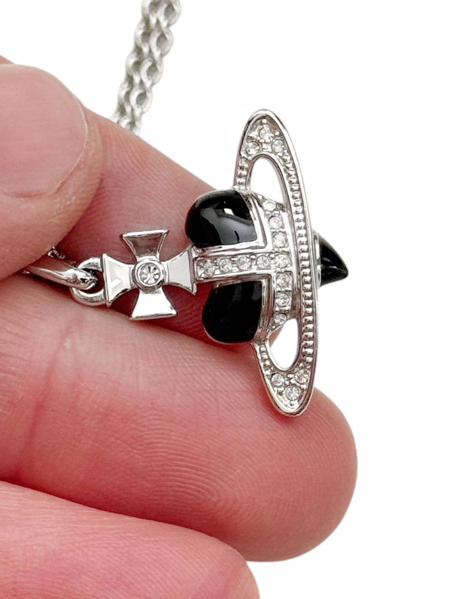 Black Heart Pendant Necklace