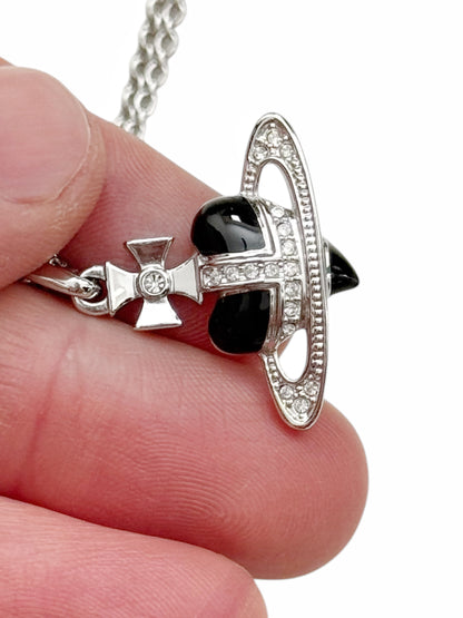 Black Heart Pendant Necklace