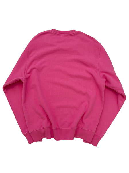 Pink Drawstring Chain Crewneck