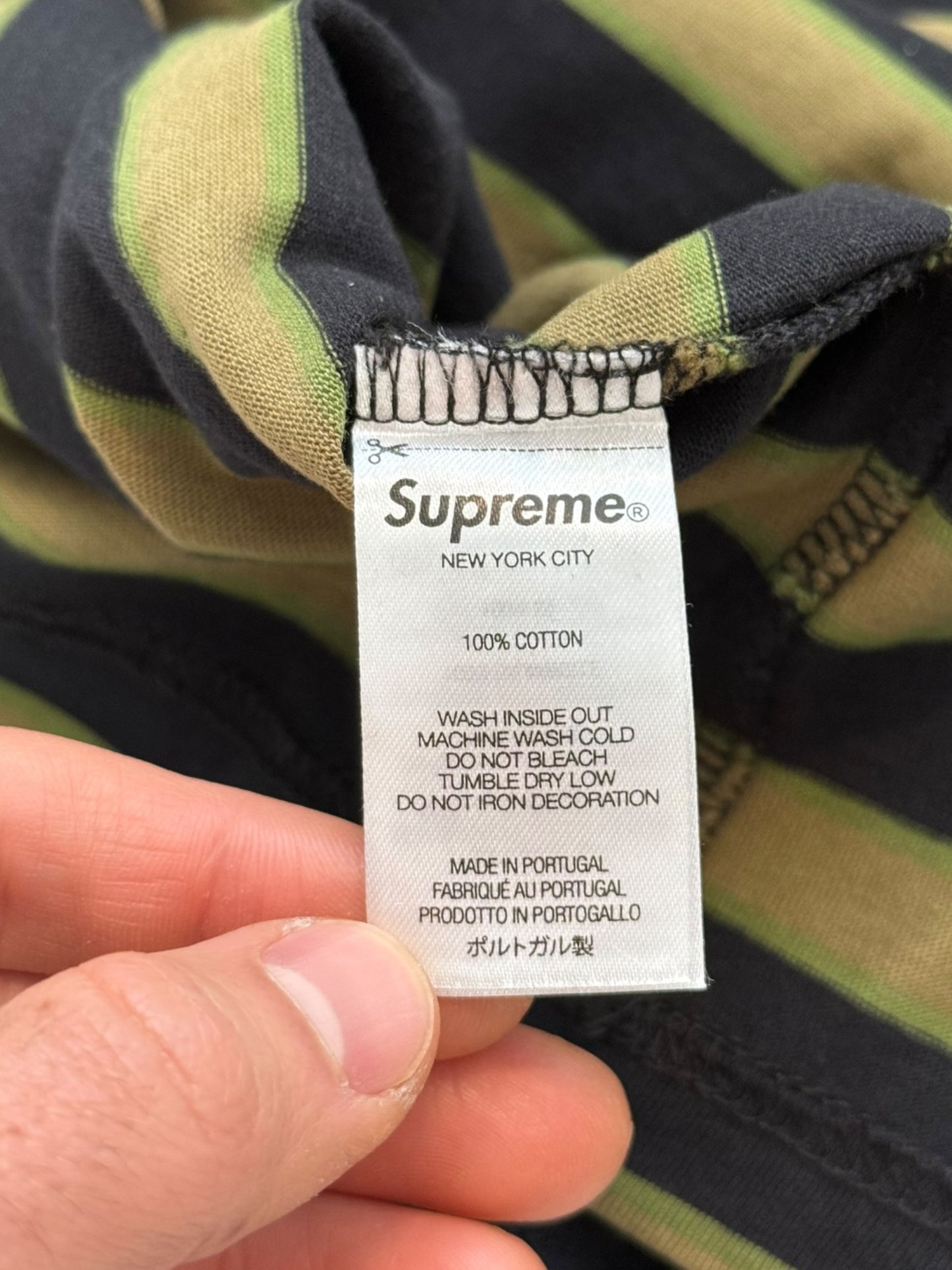 x Junya Watanabe Bug Bot Stripes Shirt