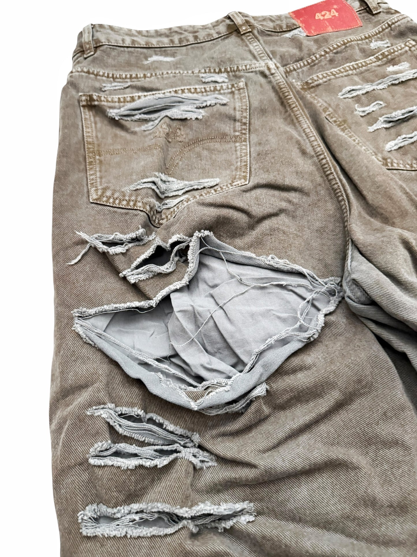 Mud Big Daddy Baggy Distressed Denim Jeans