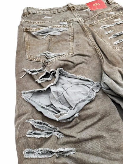 Mud Big Daddy Baggy Distressed Denim Jeans