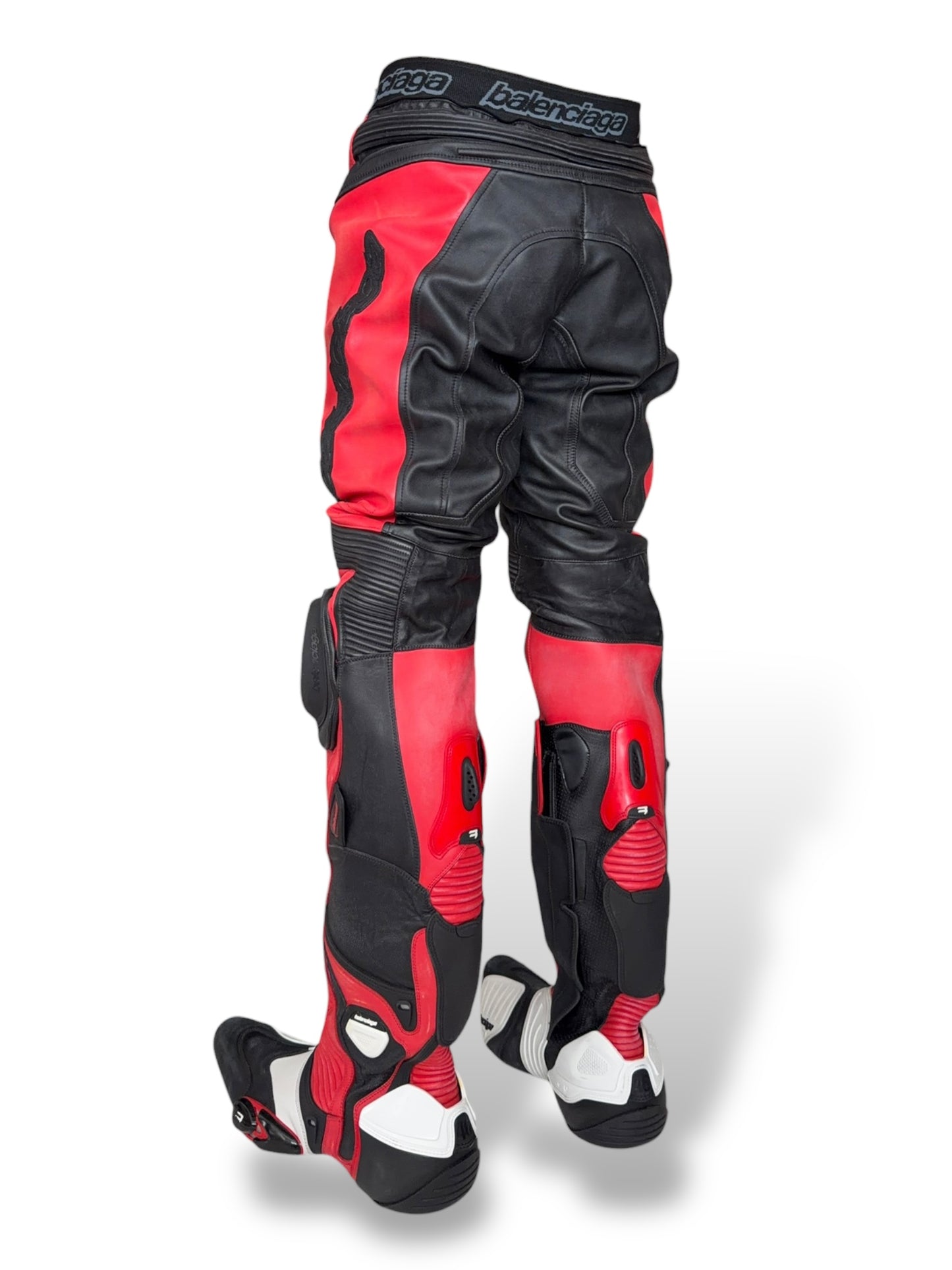 Leather Moto Pantashoe Boot Pants
