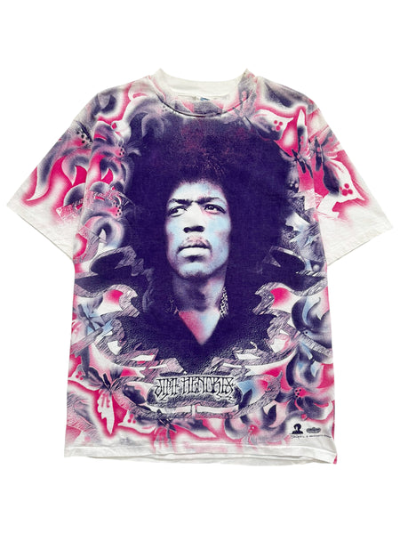 1996 Winterland Jimi Hendrix Airbrush Tie Dye AOP Shirt