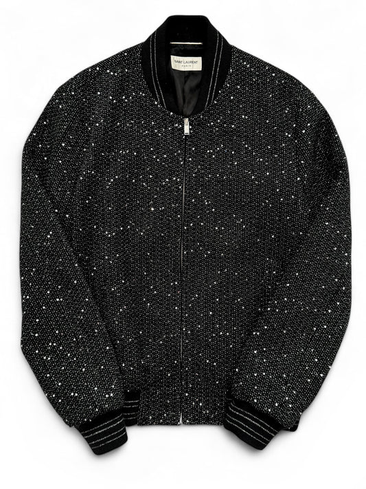 2019 Boucle Sequin Teddy Varsity