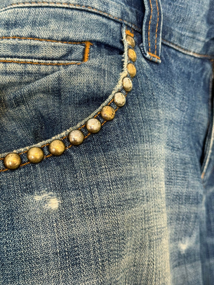 2000’s Runway Studded Thrashed Denims