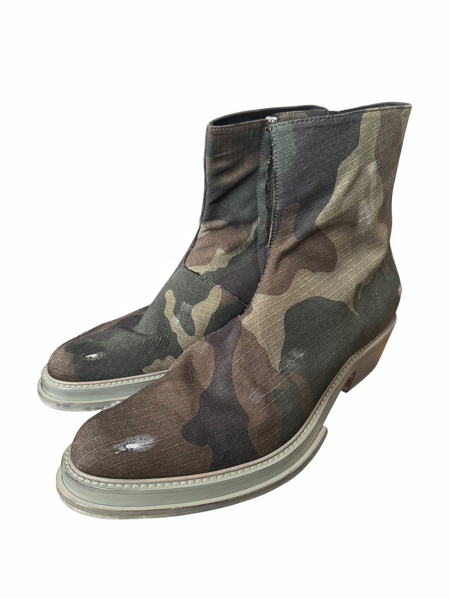 Distressed Camo Ripstop West Coast Chelsea Boot
