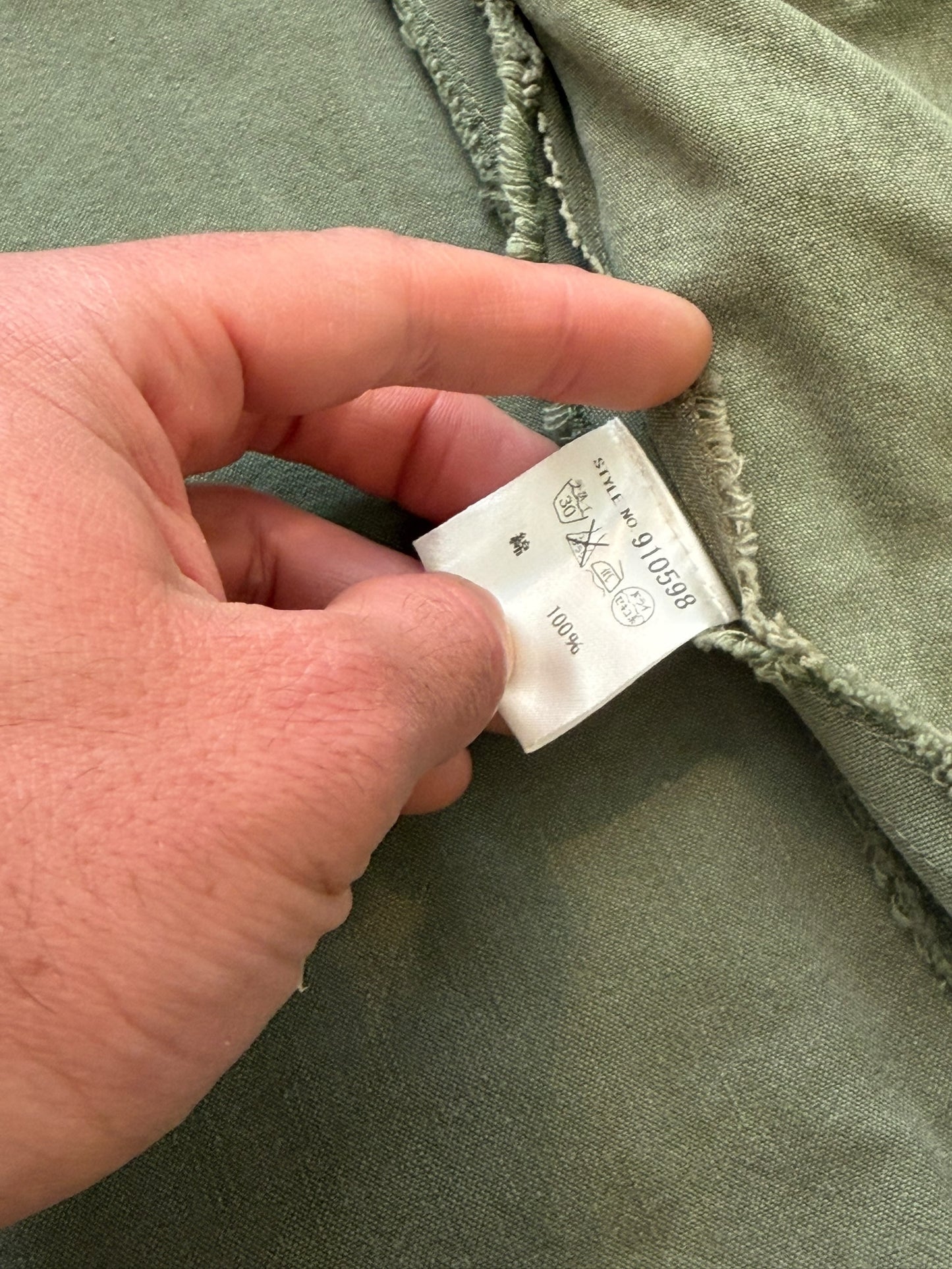2013 OG “The Batman Coat” U.S. Army Tent Material
