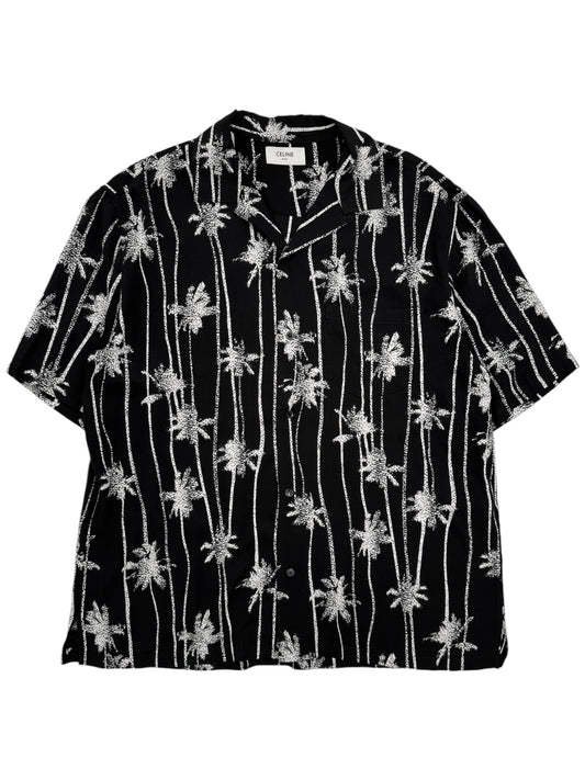 Palm Silk Short Sleeve Hawaiian Shirt