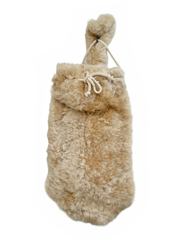 Shearling Oversized Military Bag