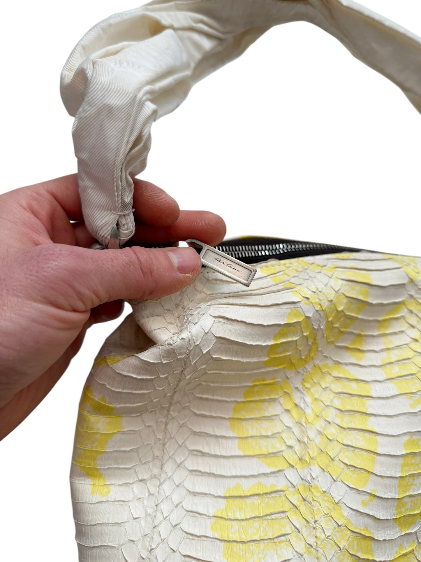 Performa Acid Yellow Python Bag