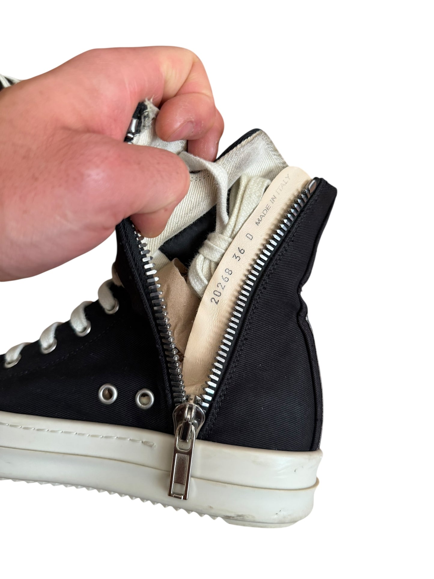 Ramones Lace Up Black High