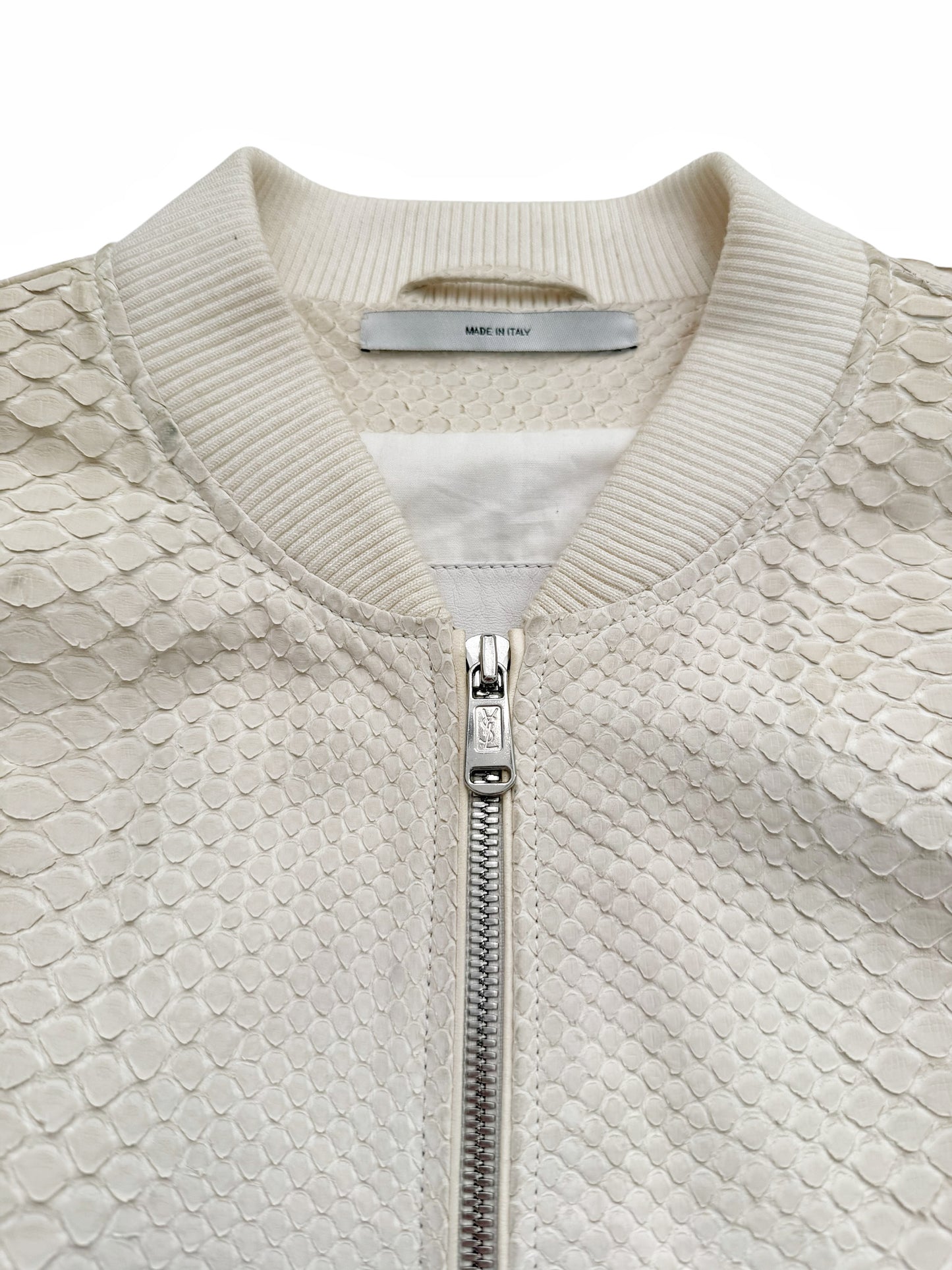 (Tom Ford) Nappa Leather Snake Effect Bomber